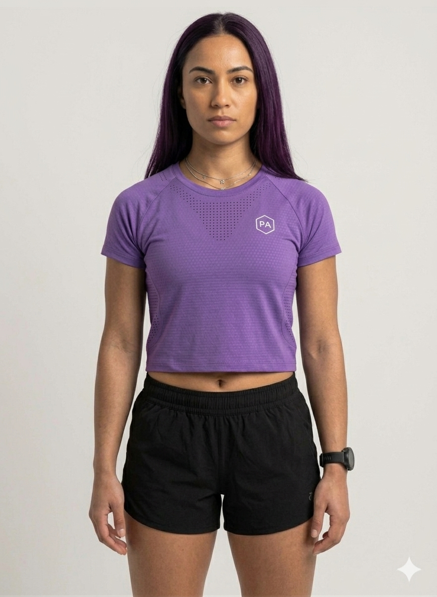 Women's Essential Crop Top Purple (Coming Soon)