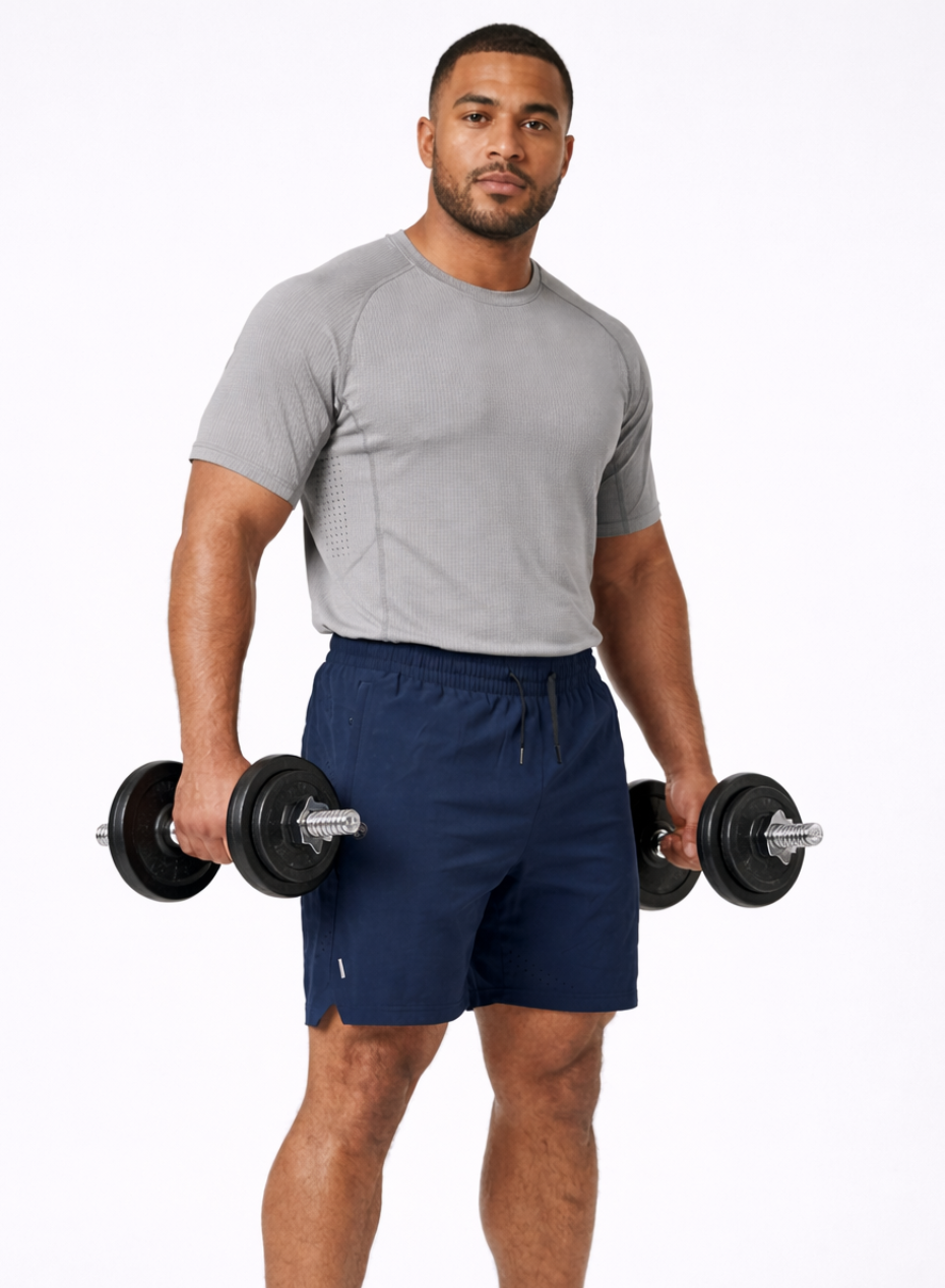 Plus Size Men's Shorts Training 1.0 Navy