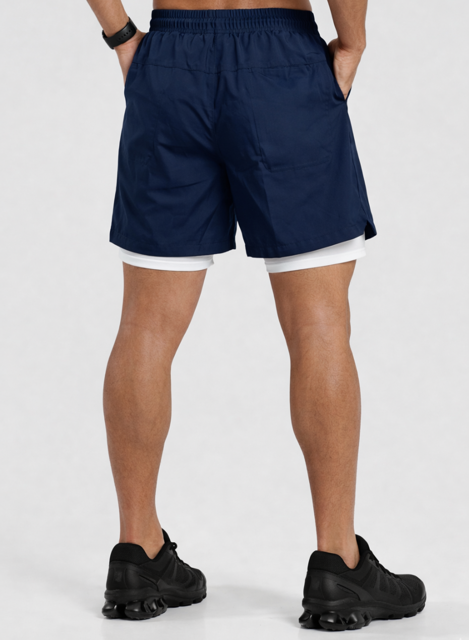 Men's Shorts 2 in 1 Navy