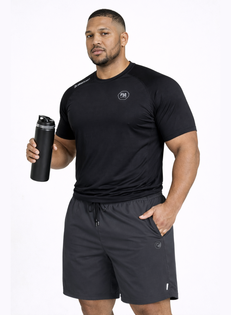 Plus Size Men's Shorts Training 1.0 Dark Grey