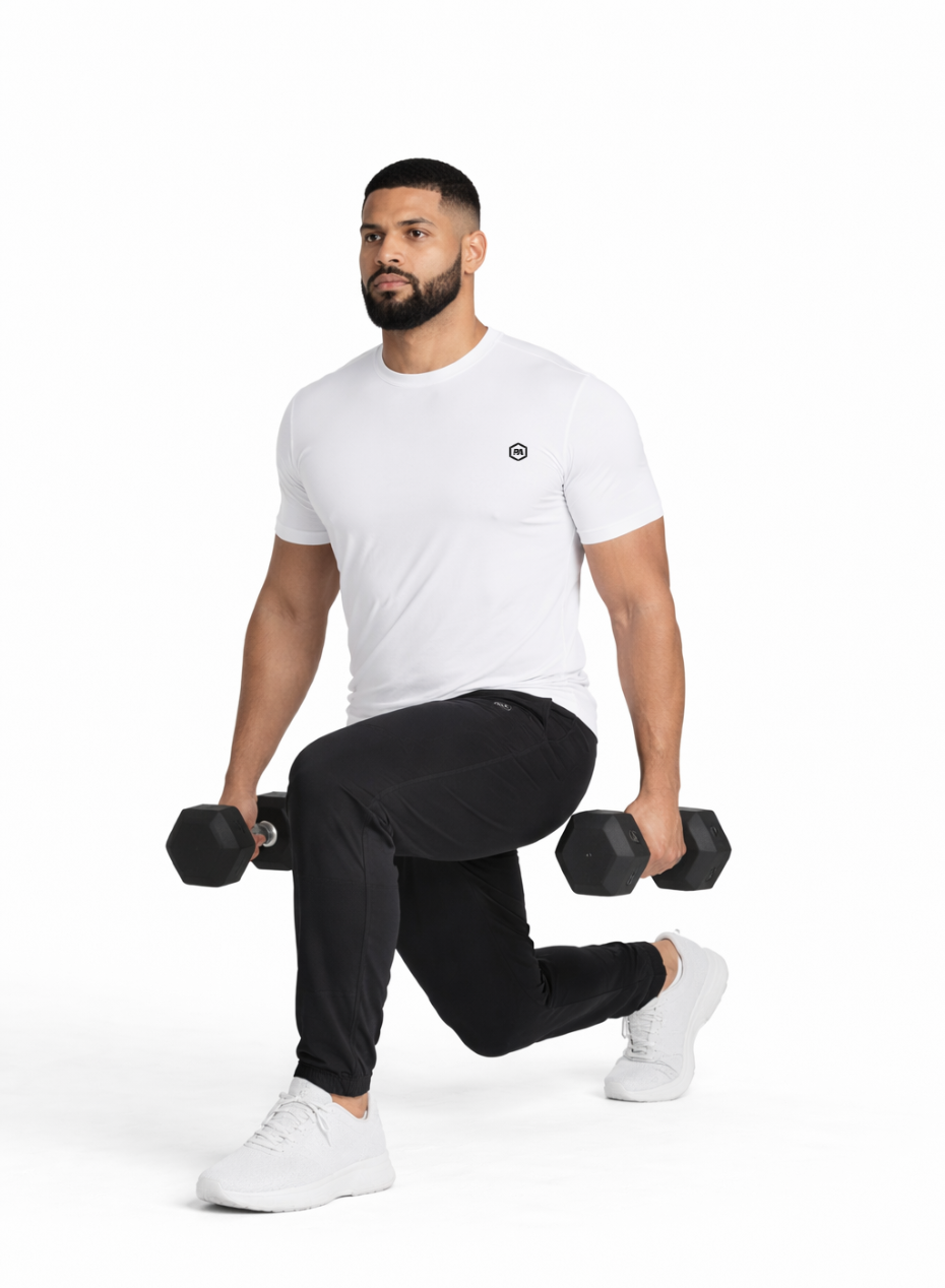 Plus Size Men's Joggers Training 1.0 Black