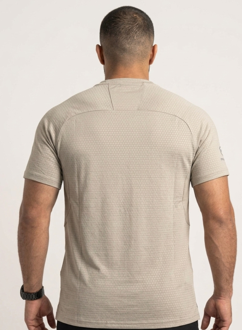 Men's Training Top Beige