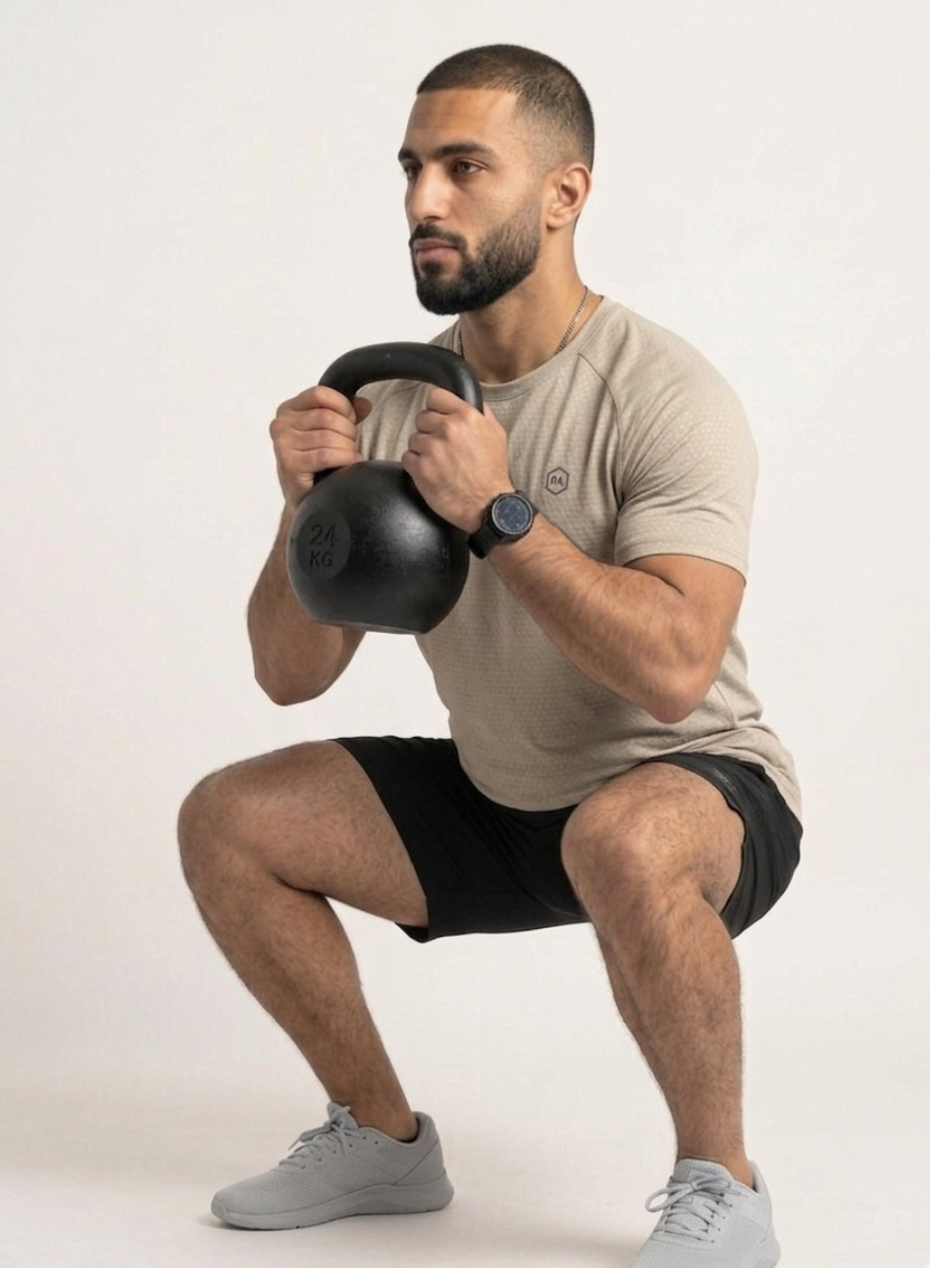 Men's Training Top Beige